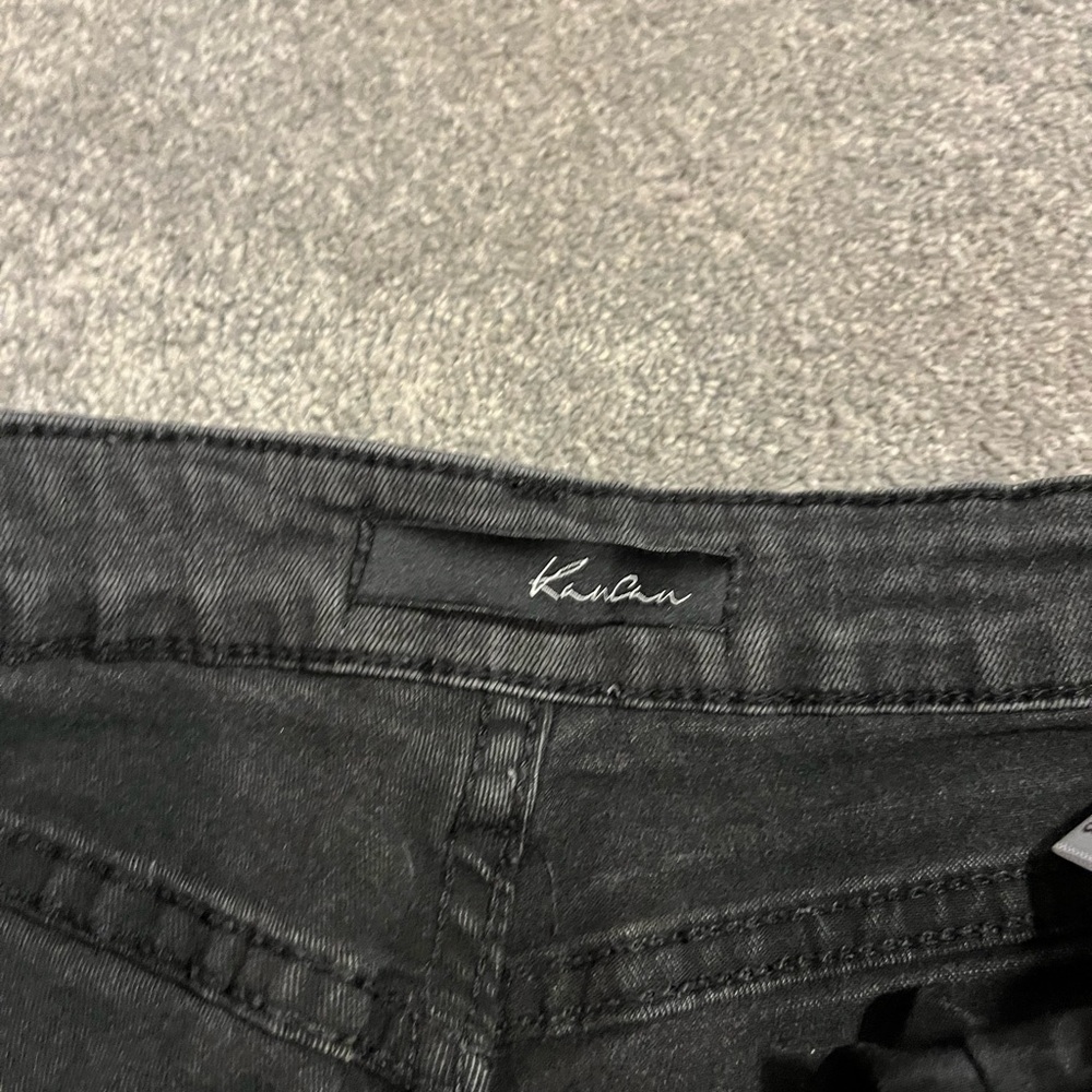 Kancan black distressed‎ short - Picture 5 of 9